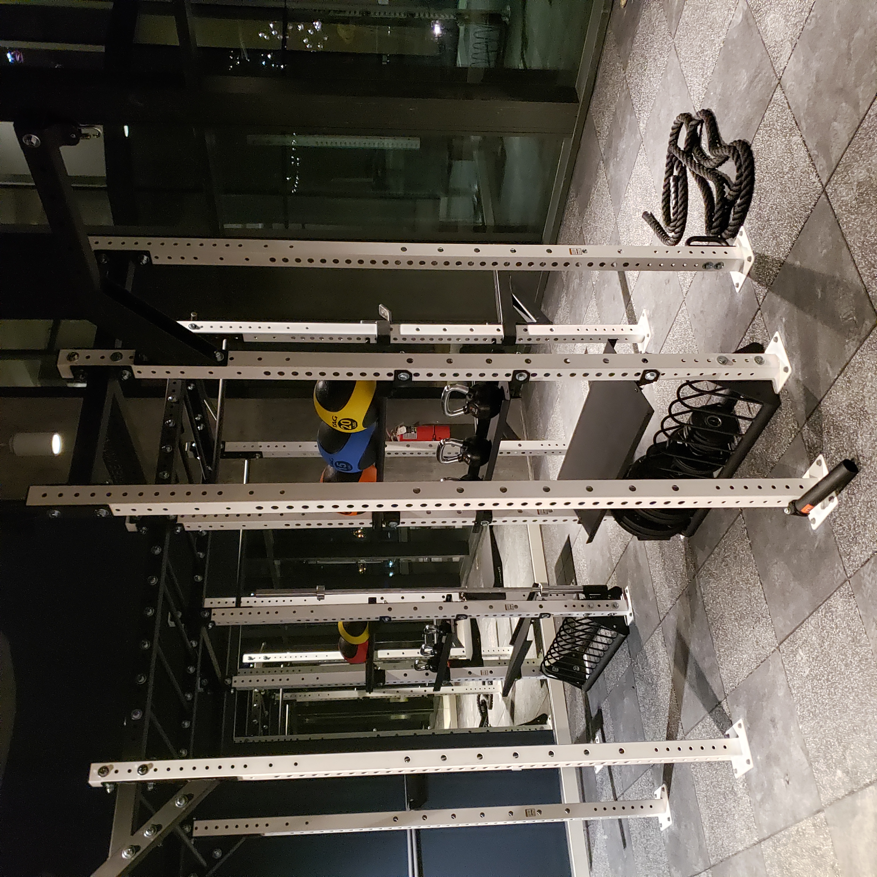 Gym equipment rack