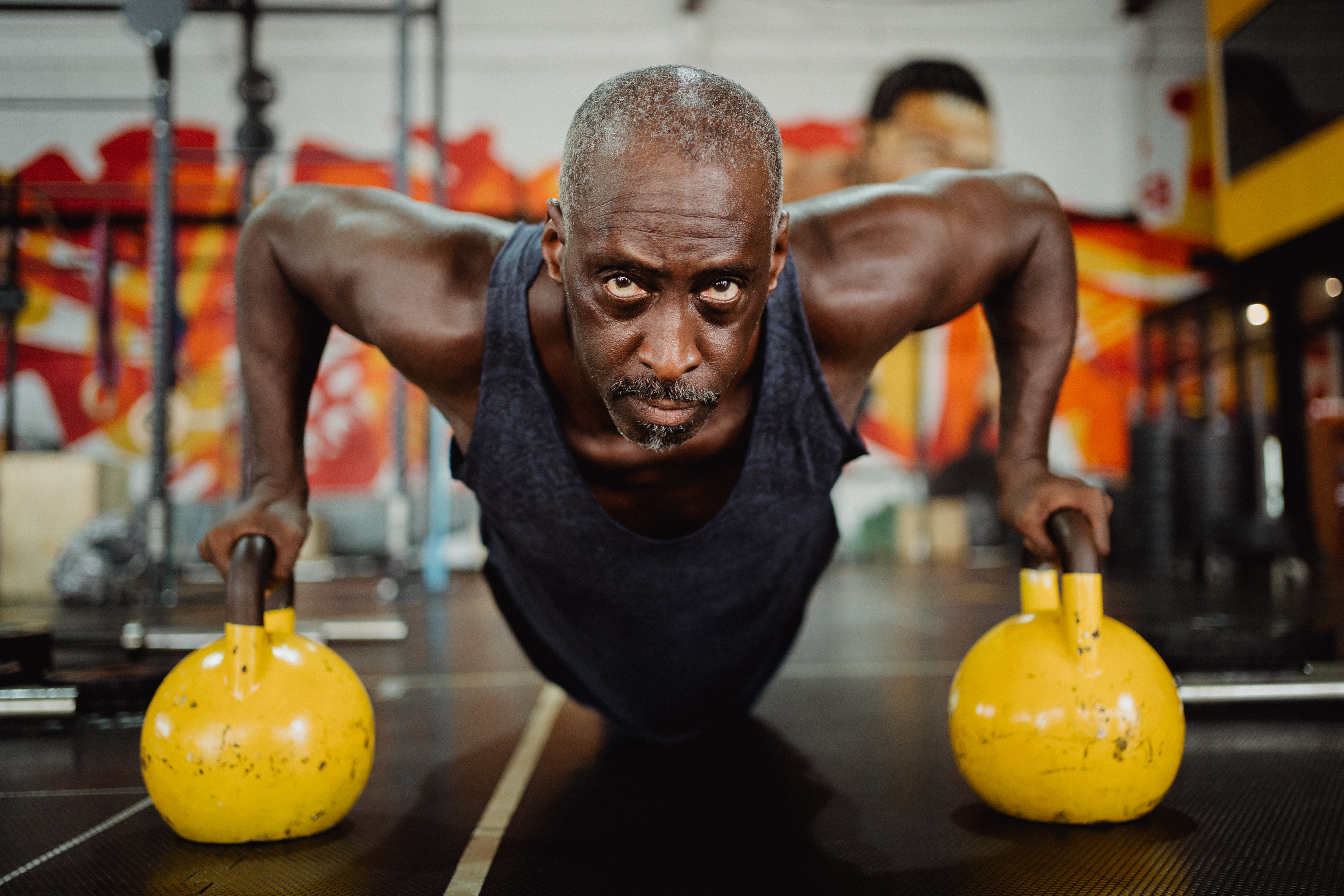 A man working out