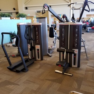 two different exercise machines